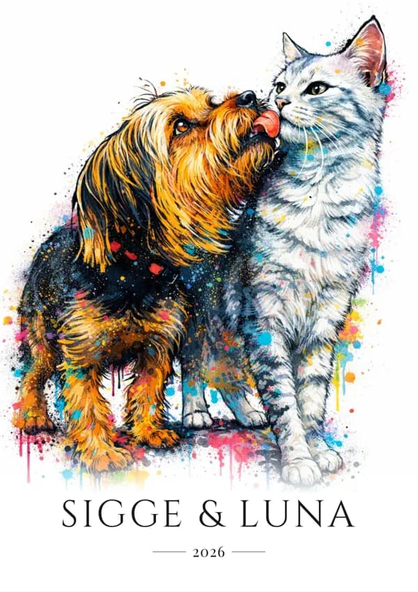 Sigge & Luna – husdjursporträtt
